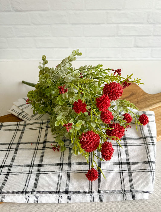 Red berry cluster garden pick