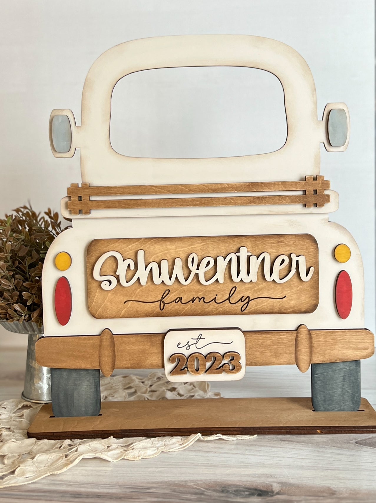 Interchangeable Personalized Rustic Truck &  Accessories